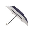 グローブ(grove)の切り継ぎプレーンミニ雨傘【晴雨兼用】 ネイビー(094)