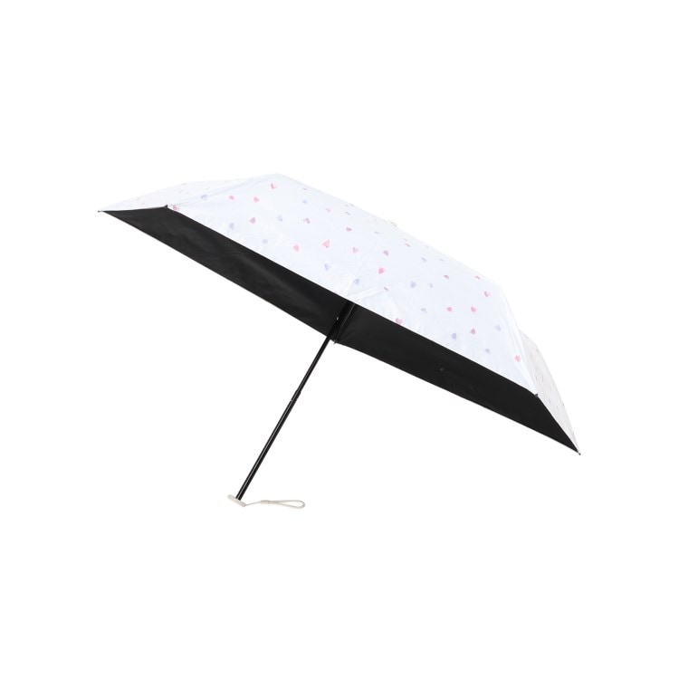 グローブ(grove)の遮光軽量 水彩ハート ミニ 折りたたみ傘 折りたたみ傘