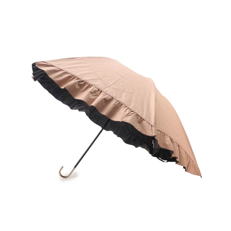 グローブ(grove)の遮光ドームパラソルフリルミニ【晴雨兼用】 折りたたみ傘