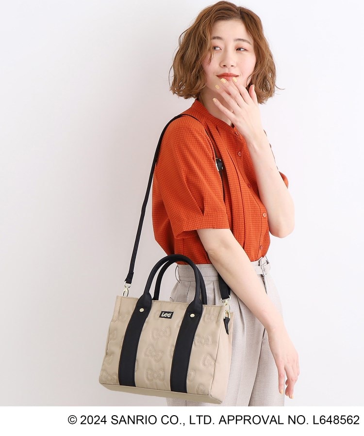ハローキティLee別注】リボンキルト2WAYトート(トートバッグ ハローキティLee別注】リボンキルト2WAYトート(トートバッグ