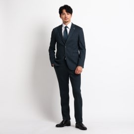 タケオキクチ(TAKEO KIKUCHI)の抗ウイルス　絣縞 スーツ スーツセット