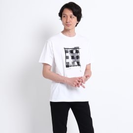 タケオキクチ(TAKEO KIKUCHI)のThe Message シルエット フォトプリント Tシャツ Ｔシャツ