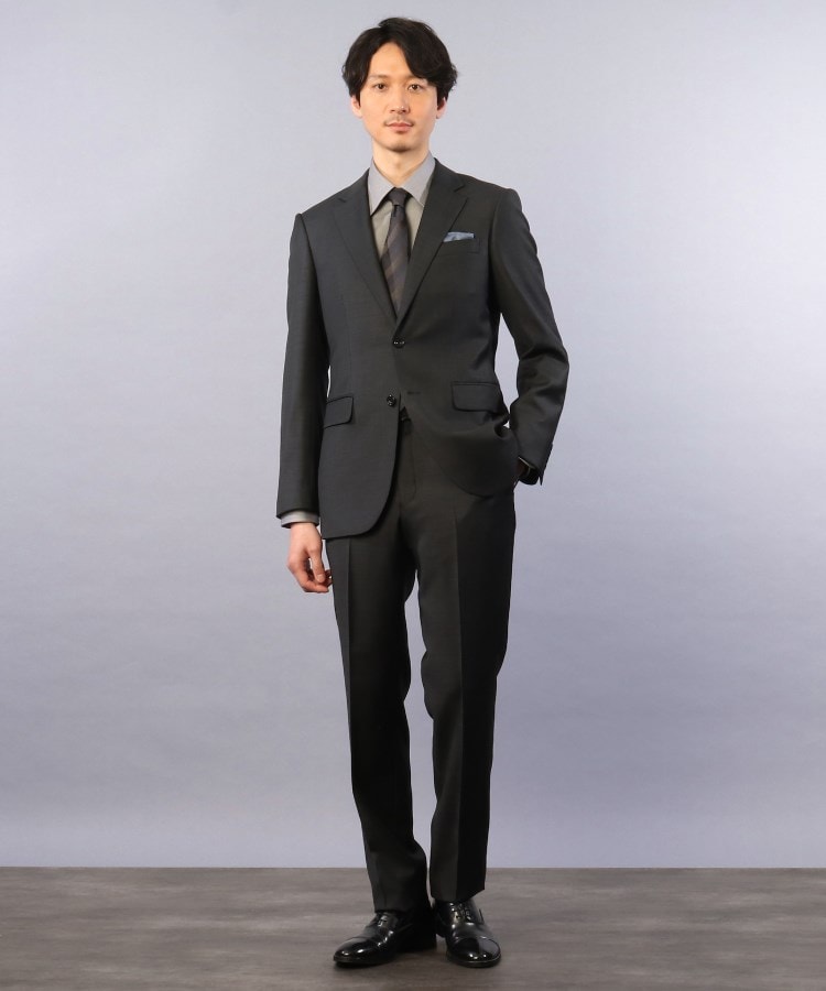 タケオキクチ(TAKEO KIKUCHI)のシャイニーシャークピンヘッド スーツ61