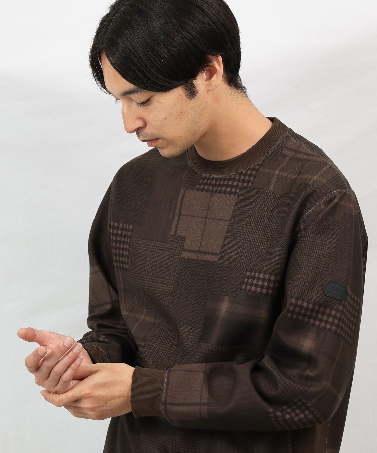 タケオキクチ(TAKEO KIKUCHI)の【Down Fabric】パッチワークパターン スウェット7
