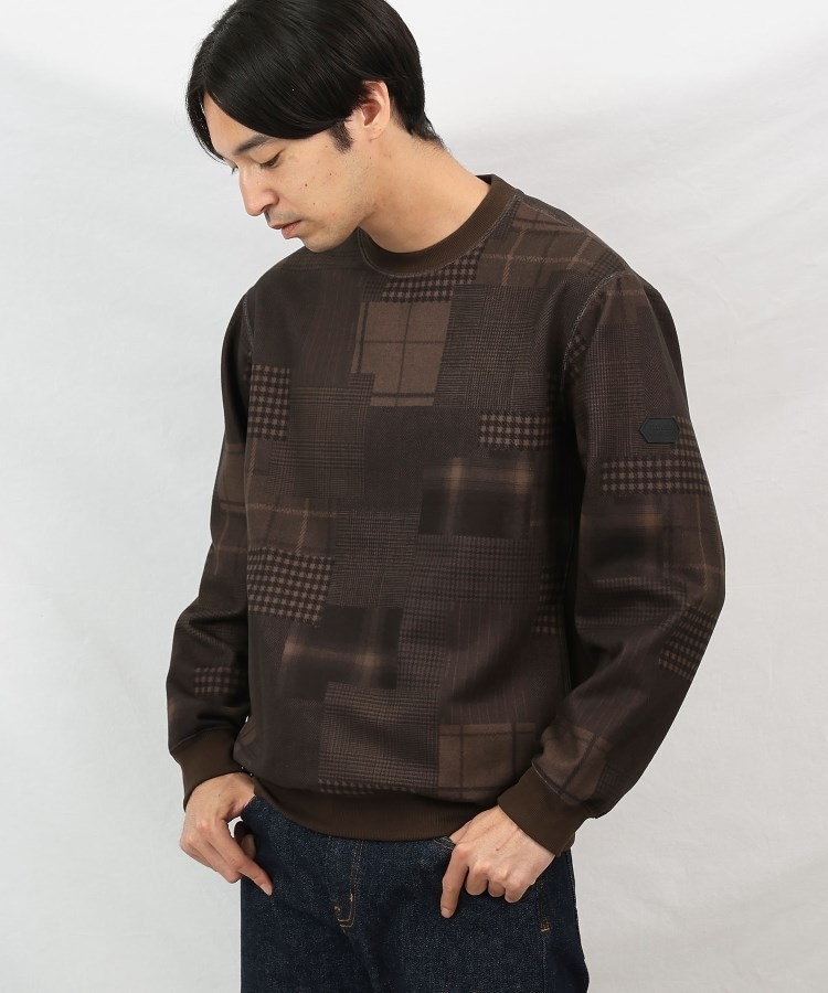 タケオキクチ(TAKEO KIKUCHI)の【Down Fabric】パッチワークパターン スウェット23
