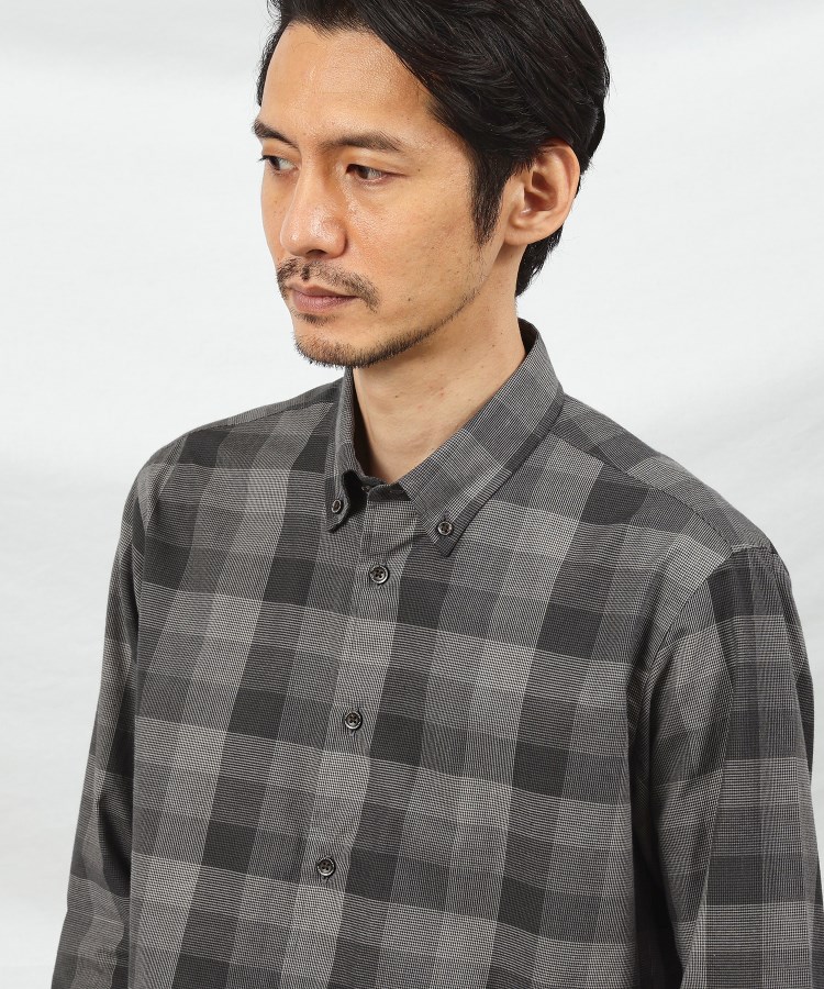 タケオキクチ(TAKEO KIKUCHI)の千鳥 チェック ボタンダウンシャツ3