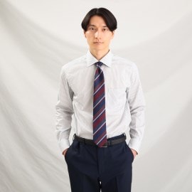 タケオキクチ(TAKEO KIKUCHI)の【Made in JAPAN】刺し子 ドビーストライプ シャツ