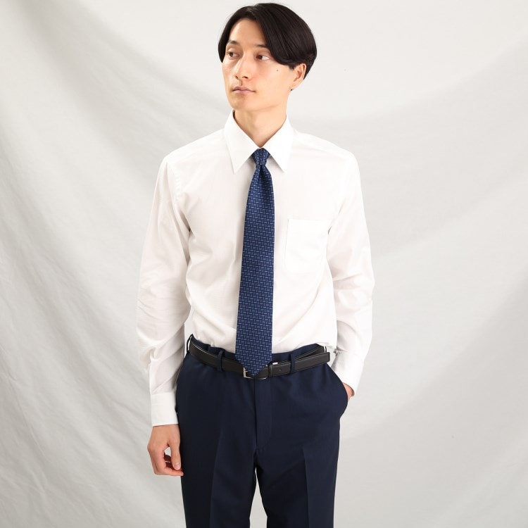 タケオキクチ(TAKEO KIKUCHI)の【Made in JAPAN】小格子ドビー シャツ ドレスシャツ