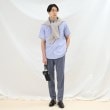 タケオキクチ(TAKEO KIKUCHI)のカラー ハケメ ストライプ 半袖シャツ16