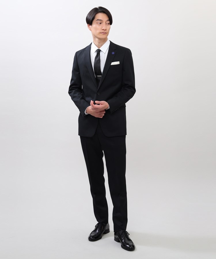 ＜WORLD＞ TAKEO KIKUCHI(タケオキクチ) 【Made in JAPAN】マイクロデザイン スーツ / THE MESSAGE