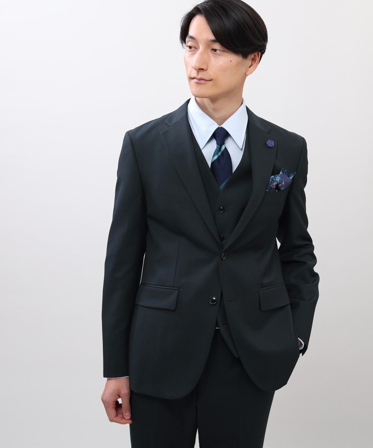 タケオキクチ(TAKEO KIKUCHI)の【Made in JAPAN】マイクロデザイン カラー スーツ20