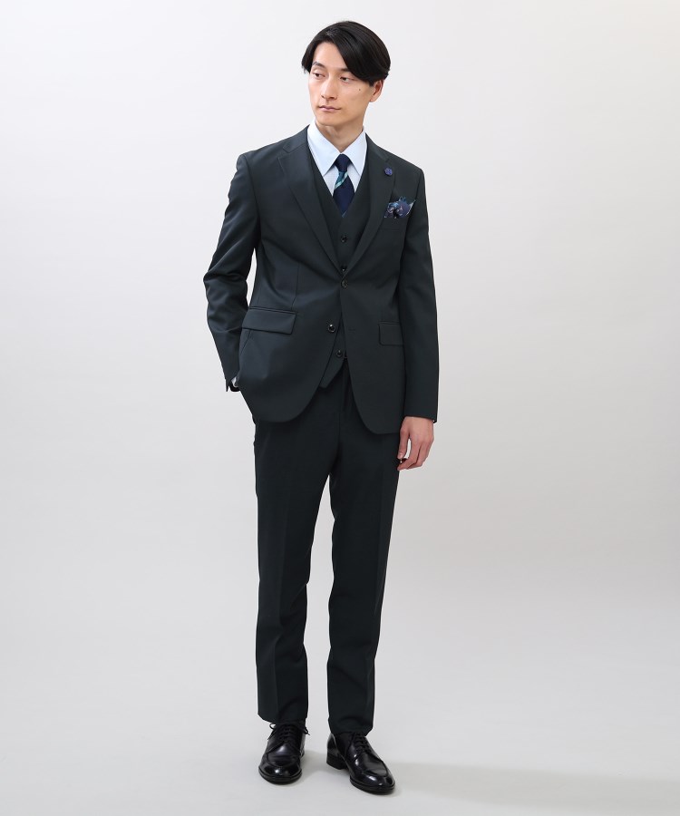 タケオキクチ(TAKEO KIKUCHI)の【Made in JAPAN】マイクロデザイン カラー スーツ25