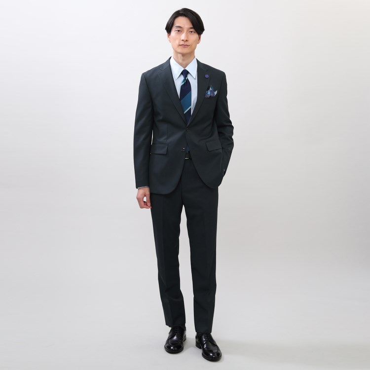 タケオキクチ(TAKEO KIKUCHI)の【Made in JAPAN】マイクロデザイン カラー スーツ スーツセット