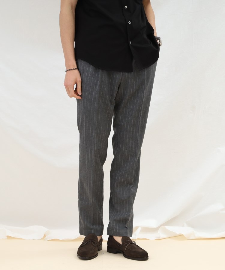 タケオキクチ(TAKEO KIKUCHI)のワイドストライプ ドレス パンツ16