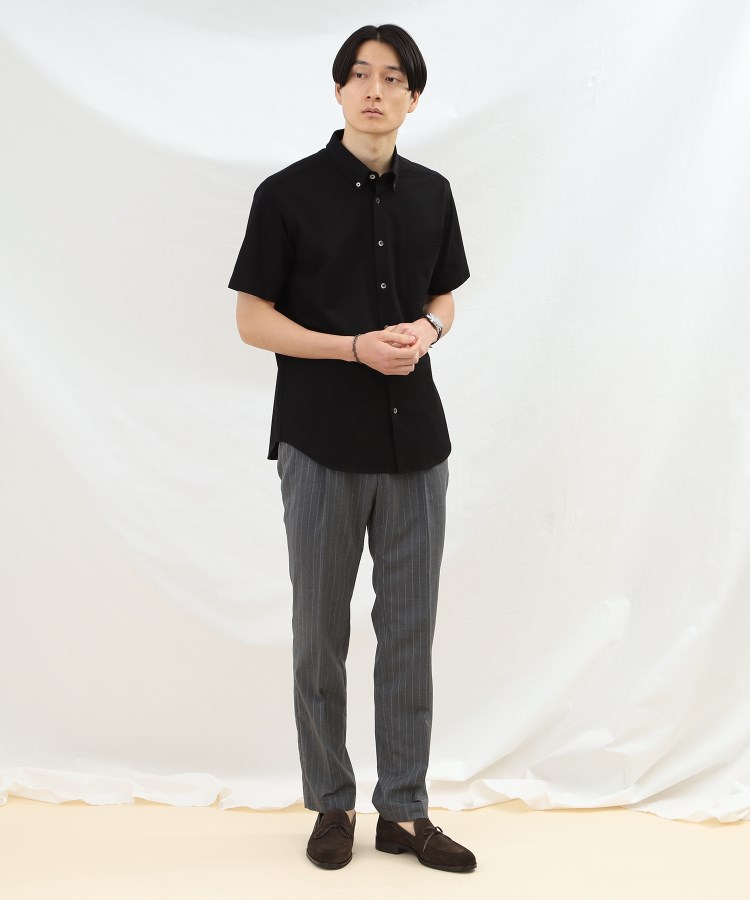 タケオキクチ(TAKEO KIKUCHI)のワイドストライプ ドレス パンツ18