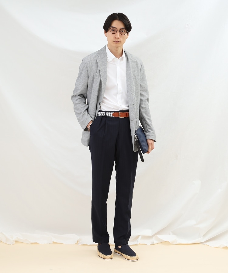 タケオキクチ(TAKEO KIKUCHI)のワイドストライプ ドレス パンツ22