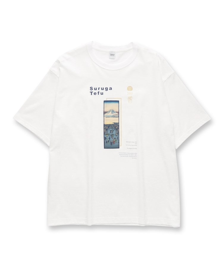 タケオキクチ(TAKEO KIKUCHI)の【Sサイズ～】日本画 グラフィック プリント Tシャツ 東京1
