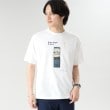 タケオキクチ(TAKEO KIKUCHI)の【Sサイズ～】日本画 グラフィック プリント Tシャツ 東京 ホワイト(001)