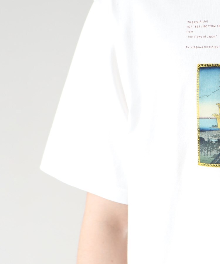 タケオキクチ(TAKEO KIKUCHI)の【Sサイズ～】日本画 グラフィック プリント Tシャツ 愛知6
