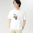 タケオキクチ(TAKEO KIKUCHI)の【Sサイズ～】日本画 グラフィック プリント Tシャツ 愛知 ホワイト(001)