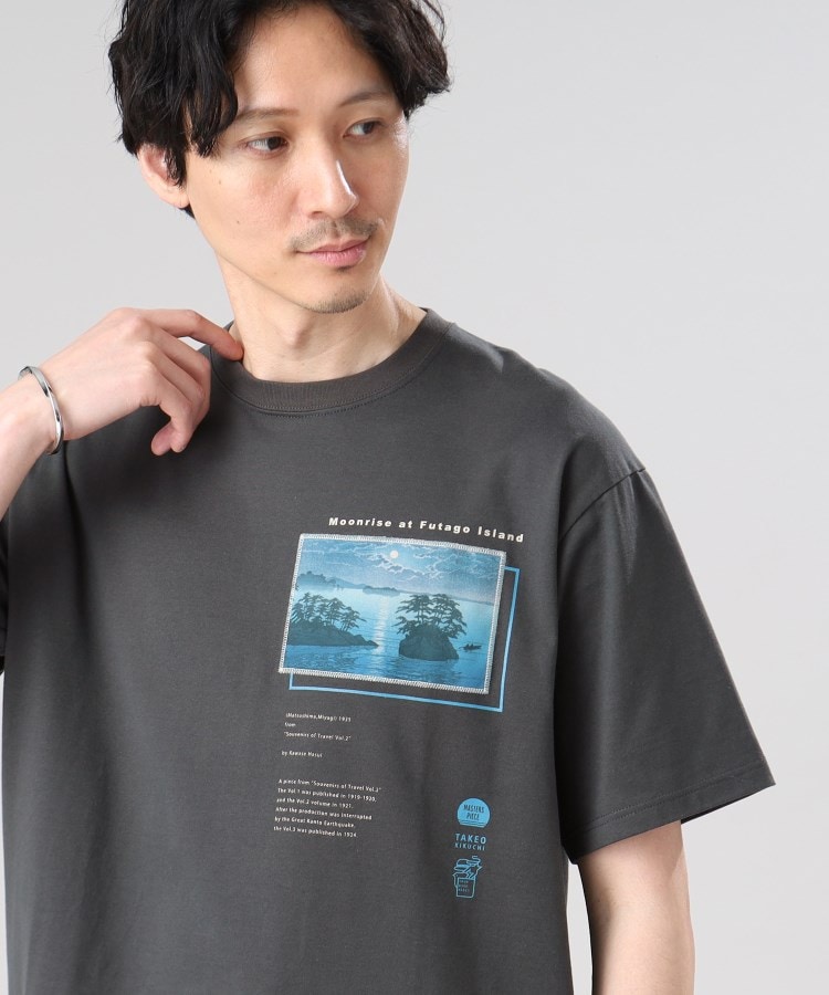 タケオキクチ(TAKEO KIKUCHI)の【Sサイズ～】日本画 グラフィック プリント Tシャツ 宮城11