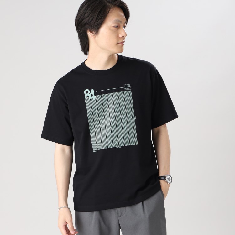 タケオキクチ(TAKEO KIKUCHI)の84 グラフィック プリント Tシャツ Ｔシャツ