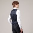 タケオキクチ(TAKEO KIKUCHI)の【DORMEUIL/3ピース対応】グレンストライプ ベスト6