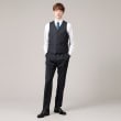 タケオキクチ(TAKEO KIKUCHI)の【DORMEUIL/3ピース対応】グレンストライプ ベスト8