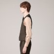 タケオキクチ(TAKEO KIKUCHI)の【DORMEUIL/3ピース対応】グレンストライプ ベスト11