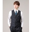 タケオキクチ(TAKEO KIKUCHI)の【DORMEUIL/3ピース対応】グレンストライプ ベスト24