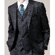 タケオキクチ(TAKEO KIKUCHI)の【DORMEUIL/3ピース対応】グレンストライプ ベスト26