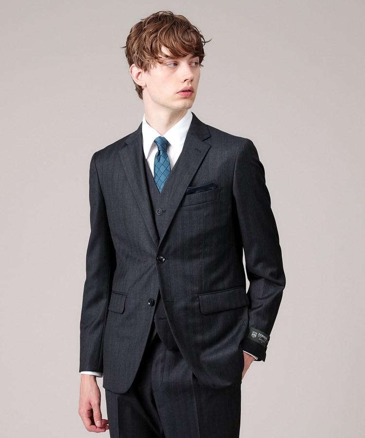 DORMEUIL ドーメル スーツセット セットアップ ストライプ DORMEUIL ドーメル スーツセット セットアップ ストライプ