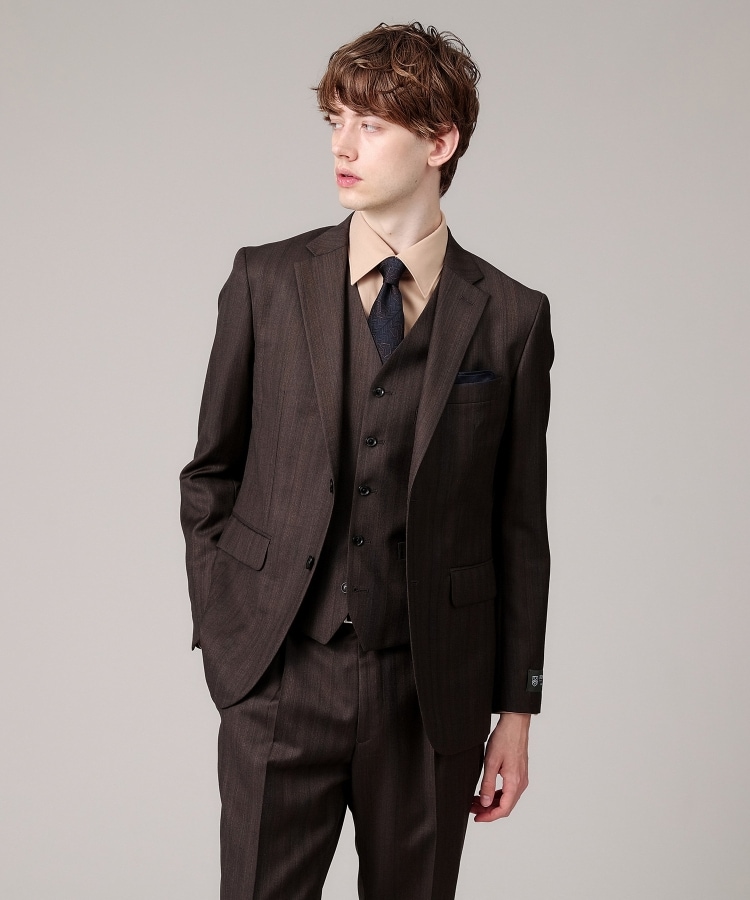 DORMEUIL】グレンストライプ スーツ(スーツセット) | TAKEO DORMEUIL】グレンストライプ スーツ(スーツセット) | TAKEO