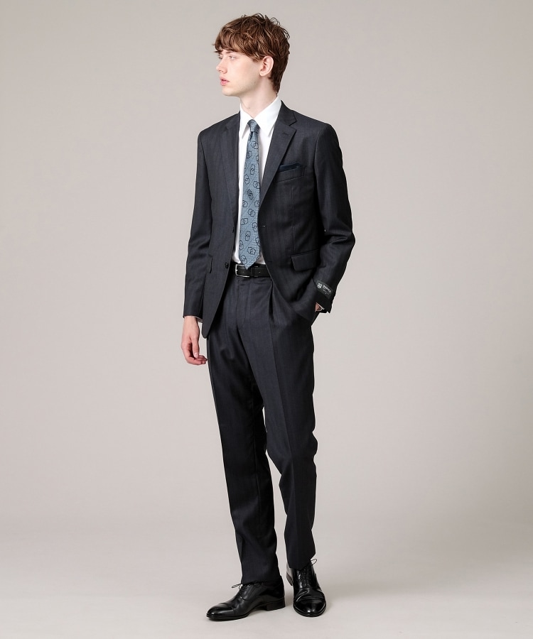 DORMEUIL】グレンストライプ スーツ（スーツセット） | TAKEO
