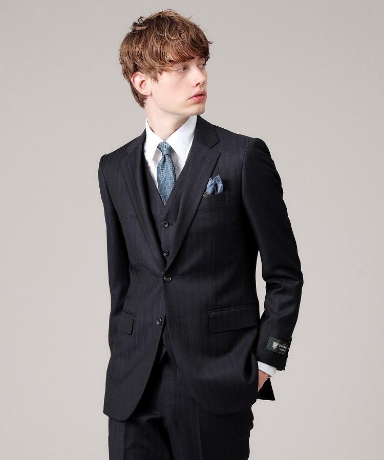 DORMEUIL】オルタネートストライプ スーツ(スーツセット DORMEUIL】オルタネートストライプ スーツ(スーツセット