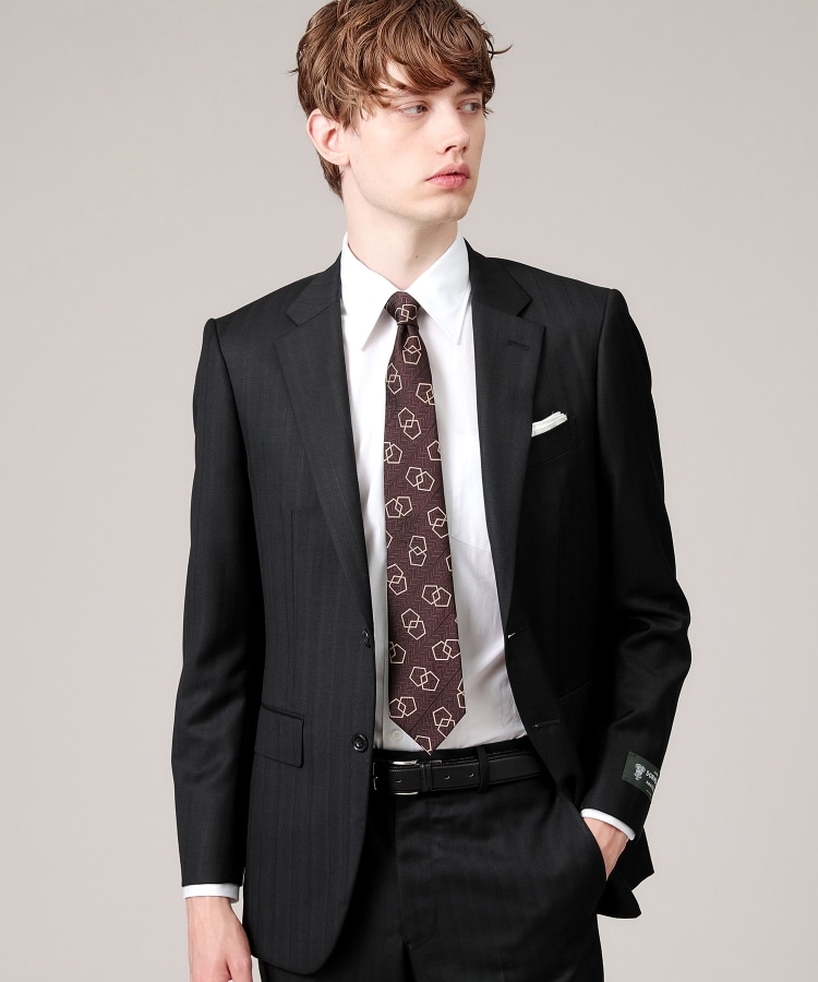 DORMEUIL】オルタネートストライプ スーツ(スーツセット DORMEUIL】オルタネートストライプ スーツ(スーツセット