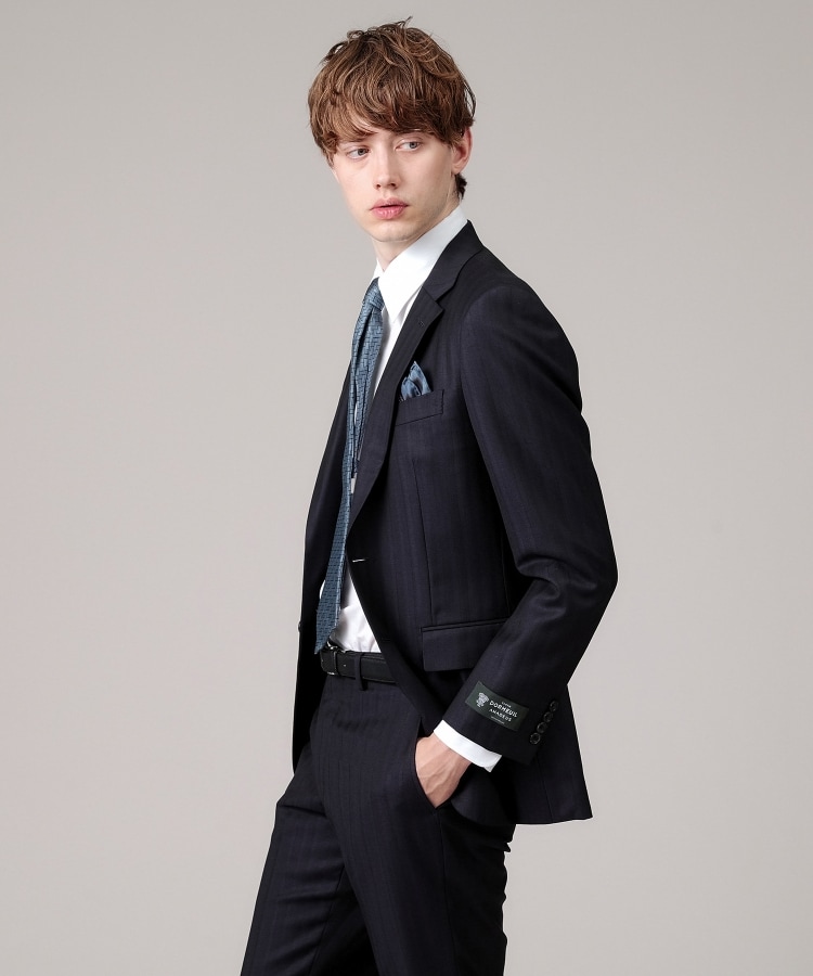DORMEUIL】オルタネートストライプ スーツ(スーツセット DORMEUIL】オルタネートストライプ スーツ(スーツセット