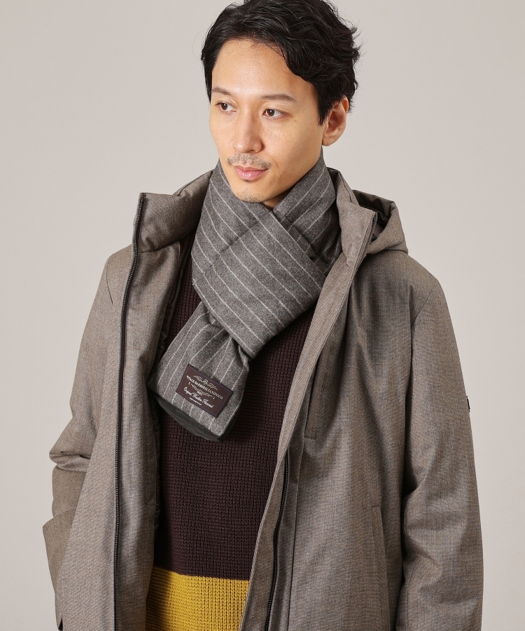 ONOFF対応】Super100'sウール ピンヘッド ダウンブルゾン ONOFF対応】Super100'sウール ピンヘッド ダウンブルゾン