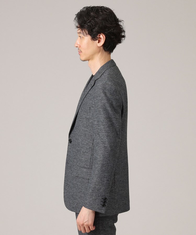 限定展開】先染めメランジ シングルジャケット(セットアップ 限定展開】先染めメランジ シングルジャケット(セットアップ