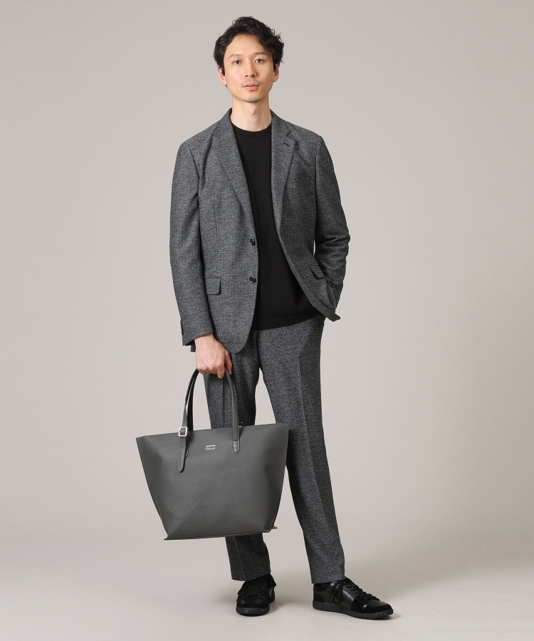 限定展開】先染めメランジ シングルジャケット(セットアップ 限定展開】先染めメランジ シングルジャケット(セットアップ