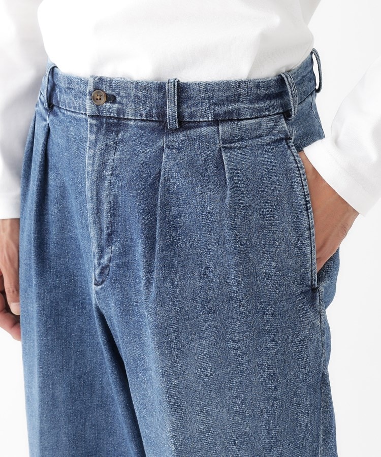 THE FLAGSHIP】ストレッチデニム スラックス(デニムパンツ THE FLAGSHIP】ストレッチデニム スラックス(デニムパンツ