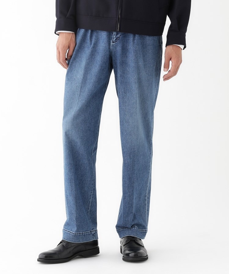 THE FLAGSHIP】ストレッチデニム スラックス(デニムパンツ THE FLAGSHIP】ストレッチデニム スラックス(デニムパンツ