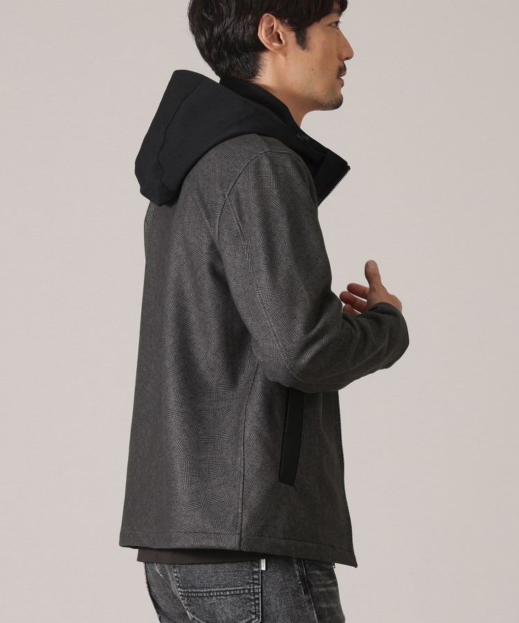DOWN FABRIC】ダウンファブリック フード ZIP UP ブルゾン DOWN FABRIC】ダウンファブリック フード ZIP UP ブルゾン