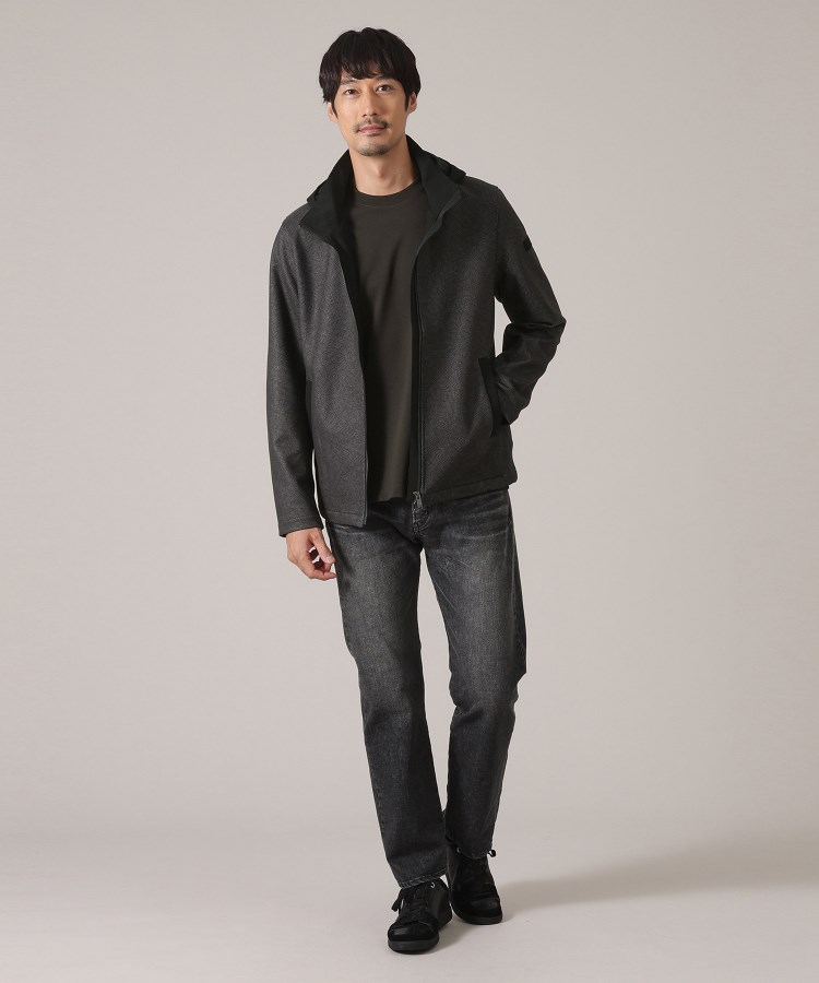 DOWN FABRIC】ダウンファブリック フード ZIP UP ブルゾン DOWN FABRIC】ダウンファブリック フード ZIP UP ブルゾン