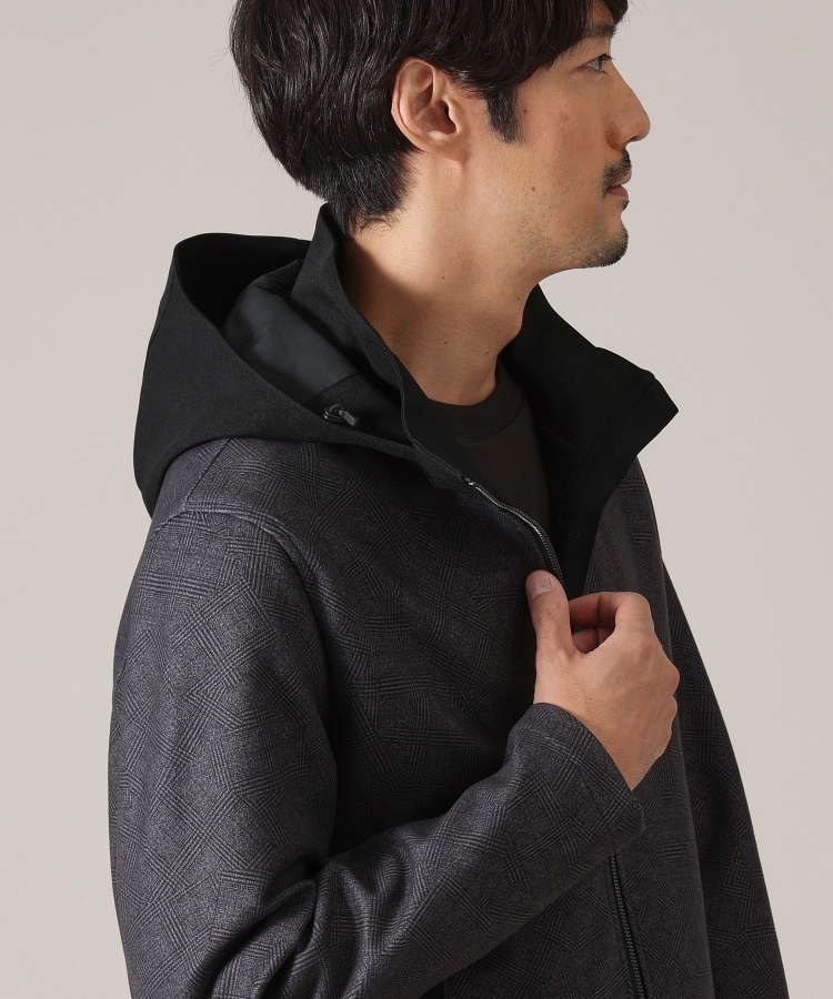 DOWN FABRIC】ダウンファブリック フード ZIP UP ブルゾン DOWN FABRIC】ダウンファブリック フード ZIP UP ブルゾン