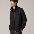 タケオキクチ(TAKEO KIKUCHI)の【DOWN FABRIC】ダウンファブリック ZIP UP リブブルゾン ブラック(019)