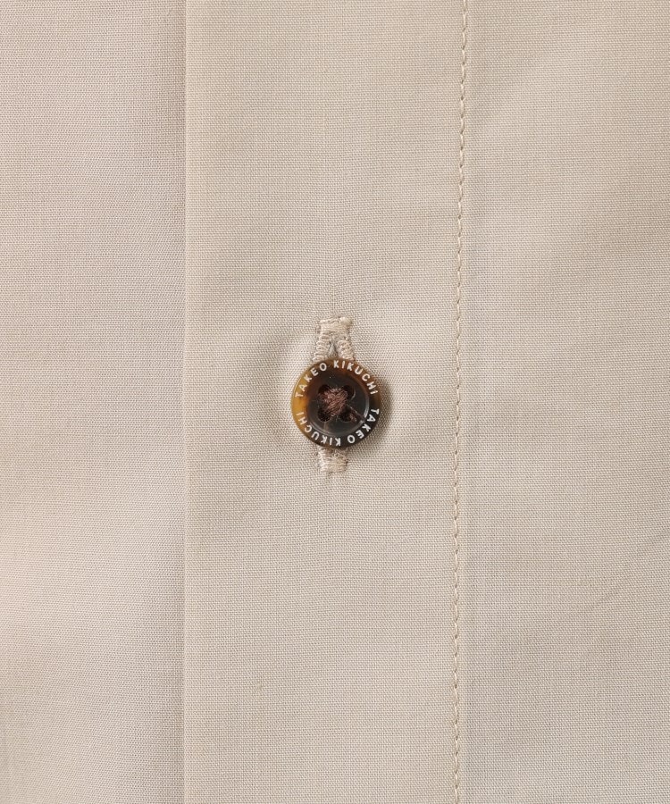 タケオキクチ(TAKEO KIKUCHI)のコットン セルロース バンドカラー 半袖シャツ15