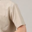 タケオキクチ(TAKEO KIKUCHI)のコットン セルロース バンドカラー 半袖シャツ26