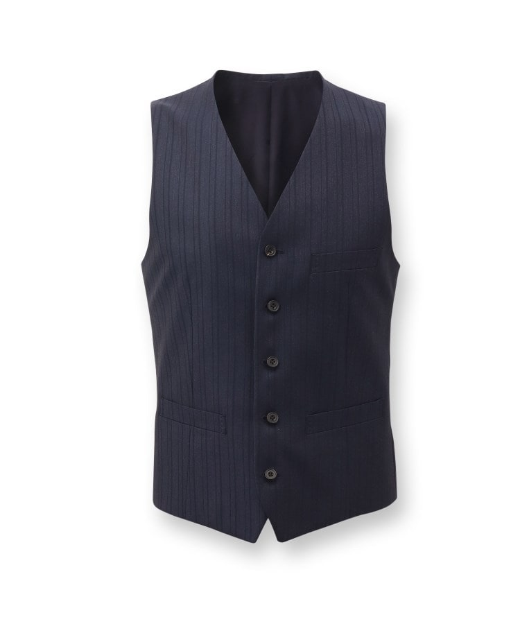 DORMEUIL】オルタネートストライプ ベスト(ベスト(単品 DORMEUIL】オルタネートストライプ ベスト(ベスト(単品
