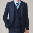 タケオキクチ(TAKEO KIKUCHI)の【DORMEUIL】マイクロギンガムチェック ベスト6